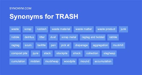 trash synonym